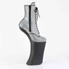 Pleaser - FORBIDDEN1020RS Bottes de plateforme, Pole dance chaussures - Couleur argent Product image